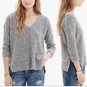 Madewell Grey Oversized Sweater